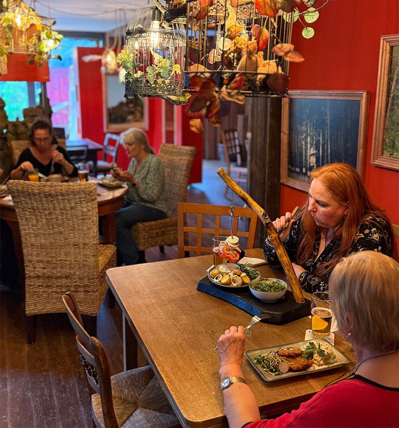 Im Steinreich kann man gemütlich Schmausen